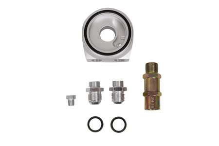 TurboWorks Oil Cooler Adapter Silver AN10