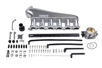 Intake manifold Nissan RB26 with throttle body and fuel rail