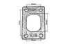 Turbo adapter T25/T28/GT25