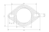 TurboWorks Exhaust gasket 51mm 2 bolt