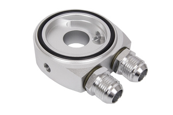 TurboWorks Oil Cooler Adapter Silver AN10