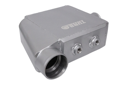 TurboWorks Water Intercooler 255x115x115 3,5", 3" 1x90st 1x0st
