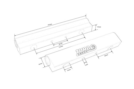 Fuel rail Subaru Impreza EJ20 7-9 Blue