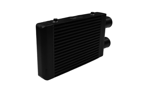 TurboWorks Intercooler 400x300x76 same side Black