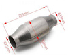 Katalizator sportowy - uniwersalny FI 63