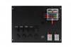 Switch panel ALU, ON-OFFx5, 3xGZ, USB 3.1A, 1x Voltomertr 6 FUSE IP68