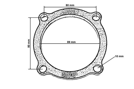 Downpipe flange K03