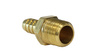 Nipple 1/2" to 12mm hose Brass
