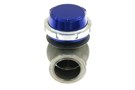 TurboWorks External WasteGate 50mm 0.5 Bar V-Band Blue