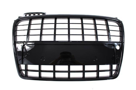 Grill Audi A4 B7 S8-Style Bright Black 05-08 PDC