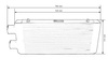 Intercooler TurboWorks 600x300x76 jednostronny Czarny