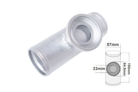 Adapter Blow Off Pipe 57mm type: HKS SSQV/SQV