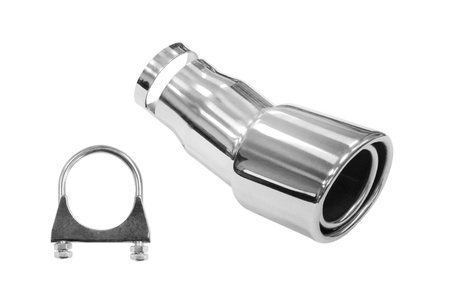 Exhaust Pipe End 81x71mm input 50mm