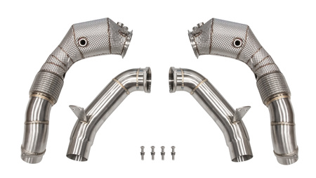 Downpipe BMW M850I/XI G14 G15 G16/M550i G30 / M650i / M750i G11 G12 with OPF N63 + Heat Shield