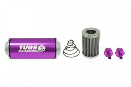 TurboWorks Fuel Filter 8,6mm Purple