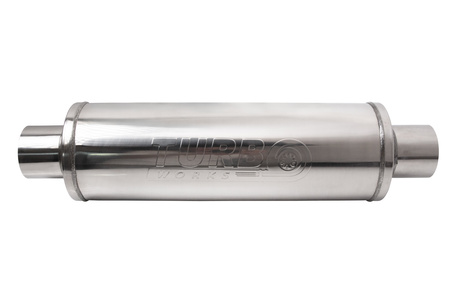 Center Muffler 77mm TurboWorks RS 304SS 450mm