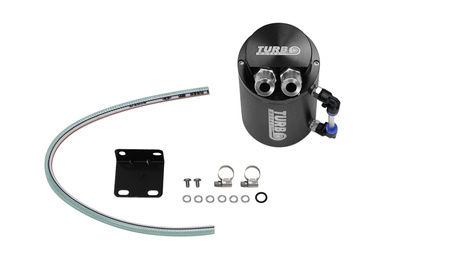 Oil catch tank 0.7L 20mm TurboWorks Black