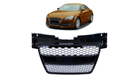 Grill Audi TT 8J RS-Style Gloss Black 06-14