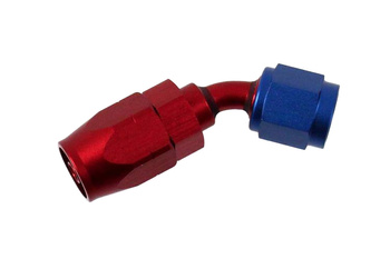 Swivel Fitting 45deg AN8 cutter style