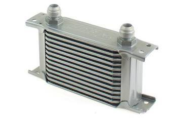 TurboWorks Oil Cooler Slim Line 13-rows 140x100x50 AN8 Silver