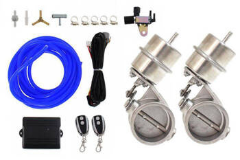 Exhaust Dual Cutout Set Pneumatic 60mm Boost Closed