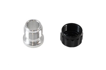 Aluminiowy korek do wspawania 1" Czarny