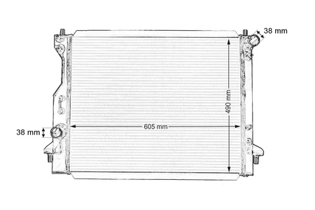 TurboWorks Sports Water Radiator Ford Mustang 2005+