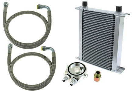 Setrab Oil Cooler Kit 44-rows 190x345x50 AN10 Silver