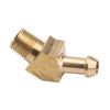 Nipple 1/8" to 6mm hose 45 degrees Brass