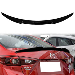 Dokładka Mazda 3 Axela 2014-2019 Klapa Lotka ABS Gloss Black