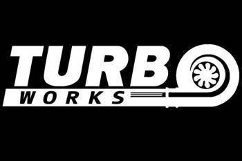 Naklejka TurboWorks Biała