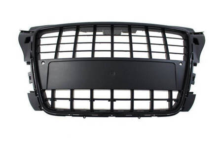 Grill Audi A3 8P S8-Style Bright Black 09-12 PDC
