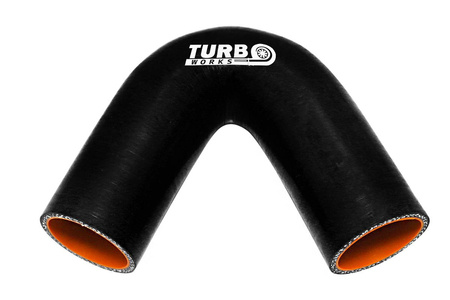 Kolanko 135st TurboWorks Pro Black 76mm