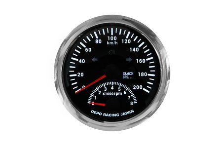 Zegar Depo 85mm - Prędkościomierz